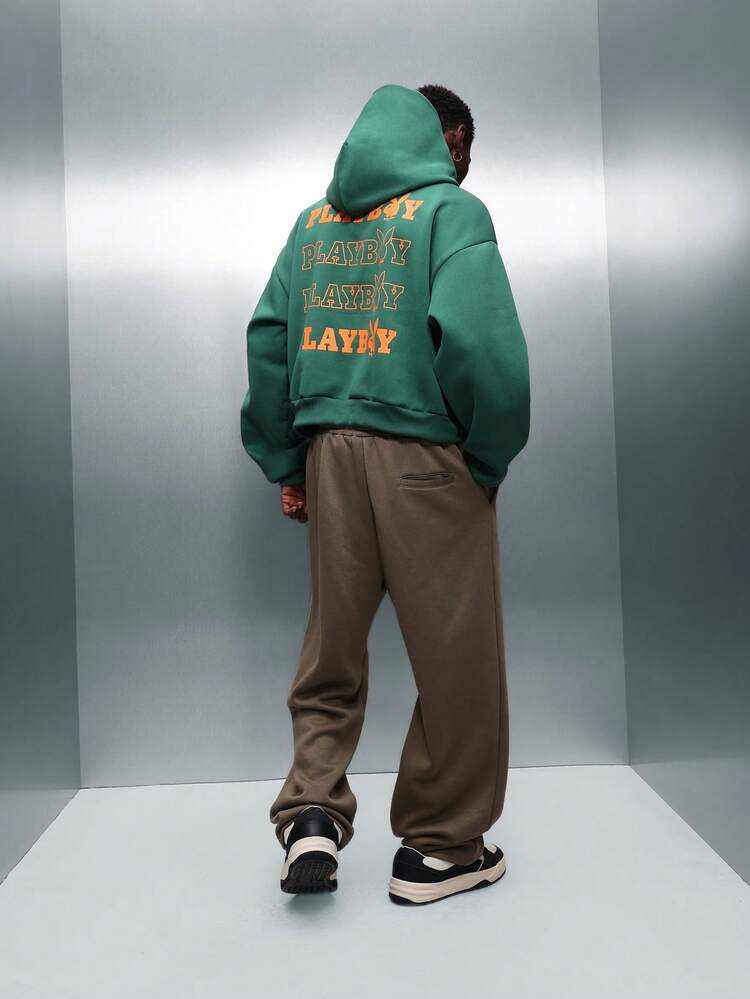 PLAYBOY X SUMWON Pullover Hoodie With Drawstring And Centre Pocket