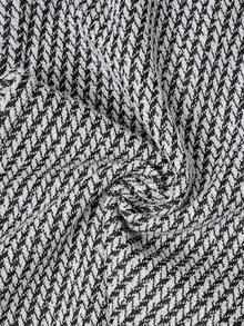 Ellevyn Quần dệt kim co giãn họa tiết kẻ caro thanh lịch mùa hè dành cho nữ, phù hợp với nhiều dịp khác nhau, thích hợp cho kỳ nghỉ hè, du lịch thanh lịch và đi làm hàng ngày - màu đen - Xem 6