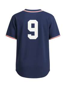 New Balance Made In USA Greatest Men's Baseball Shirts Blue - Navy Blue - View 2