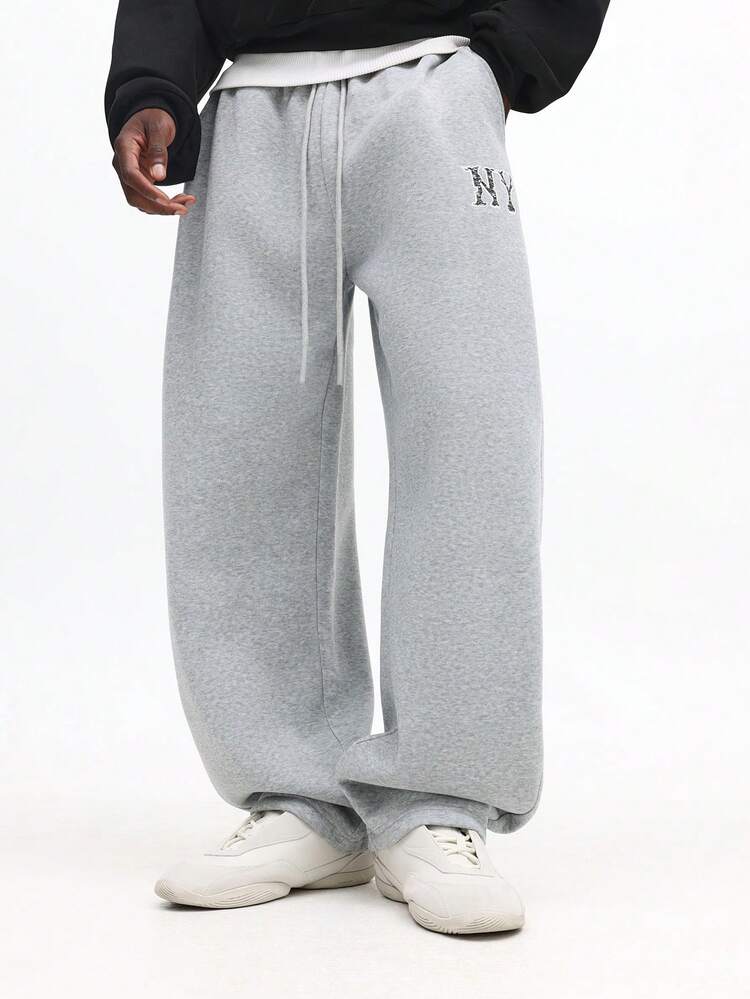 Straight Leg Sweatpants With NY Logo