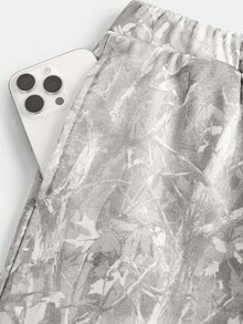 Tween Girl Fashionable Printed Hoodie Sweatshirt & Straight Leg Thermal Lined Pants 2 Pieces Set Kids Y2k Clothes Sweat Sets Tweens Comfy - Multicolor - View 4