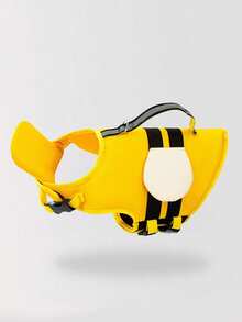 Bee-Shaped Pet Life Vest, Dog Swimming Suit With Buoyancy For Summer