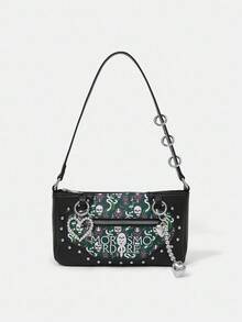 HARRY POTTER X SHEIN Fashionable Women Shoulder Bag, - Black - View 6