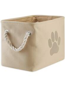 1 pezzo Cestino adesivo con stampa di zampa di cane cartoni animati per organizzare spuntino, giocattoli e vestiti per animali domestici, decorazione da parete, accessori carini per animali domestici - Cammello - Visualizzare 1