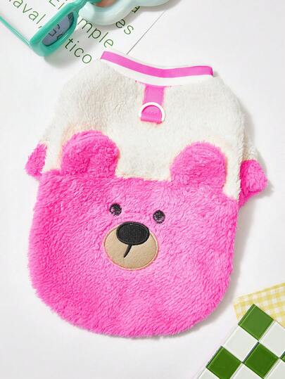 PETSIN Autumn/Winter Velvet Pet Hoodie & Vest For Dogs, Cats, And Small Animals – Soft, Warm Sweatshirt With Traction Buckle, Indoor & Outdoor Daily Wear