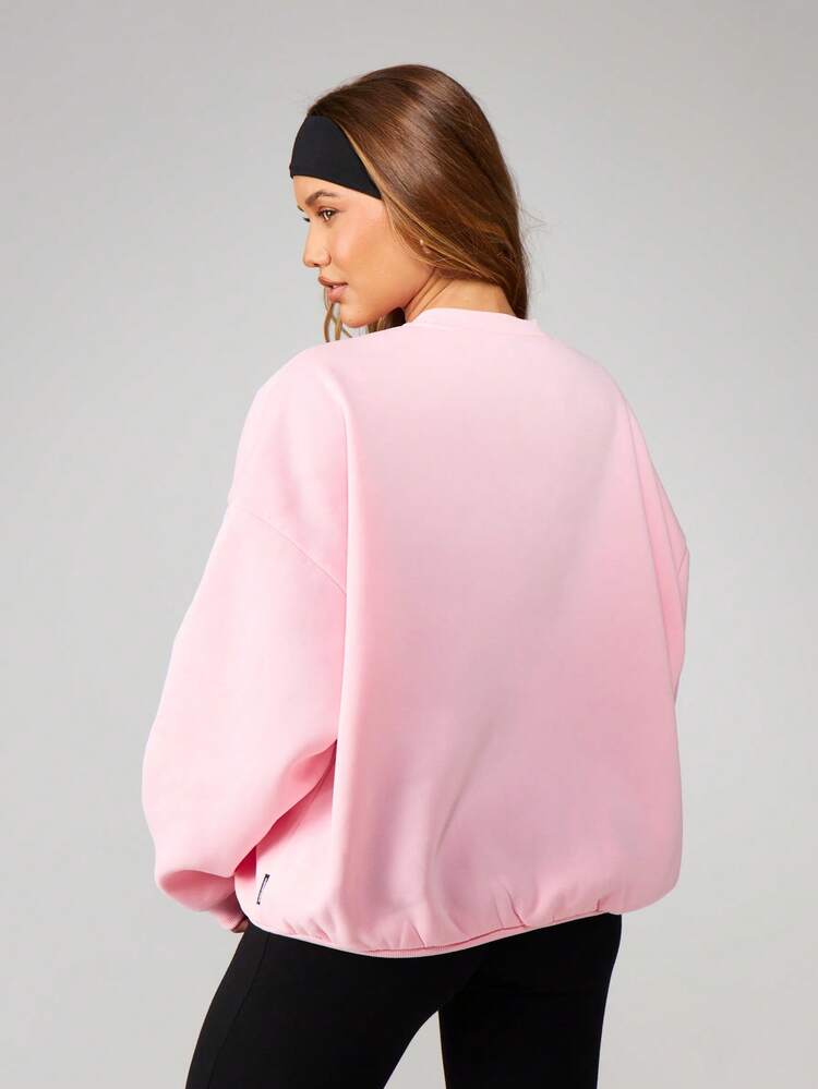 Missguided x Playboy Sweat-shirt ras du cou avec imprimé script