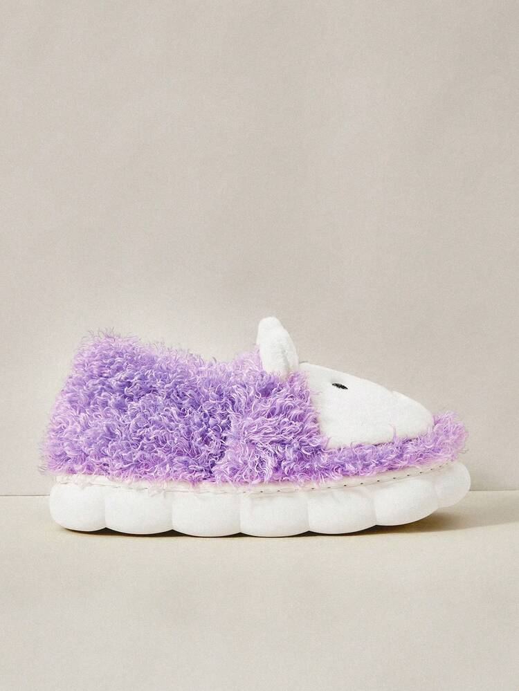 Pantuflas de moda de dama CUCCCOO de peluche para el hogar