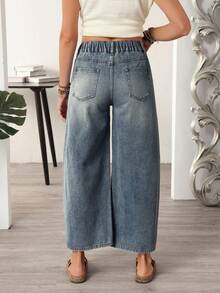 EMERY ROSE Women's Vintage Fashion Straight Leg Casual Jeans With Pockets