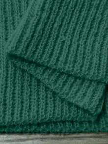 Elladie kids 年轻女孩圣诞节 A 字形高领针织毛衣连衣裙