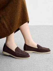 CUCCOO BIZCHIC 女士休闲一脚蹬平底运动鞋 - 咖啡棕 - 查看 5