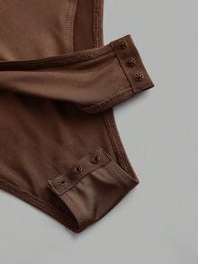 SHEIN EZwear 3 件套女士圆领长袖紧身衣套装，适合春秋季节 - 彩色 - 查看 3