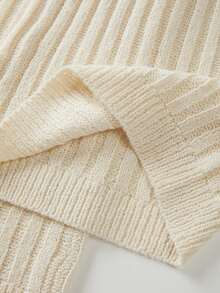 Franclia 2件套女士简约韩版温柔优雅减龄毛衣套装，秋冬 - 杏色 - 查看 7