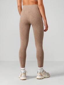 MISSGUIDED High Waisted Ribbed Leggings With Zip Pocket For Workout Training Yoga Seamless Active Wear