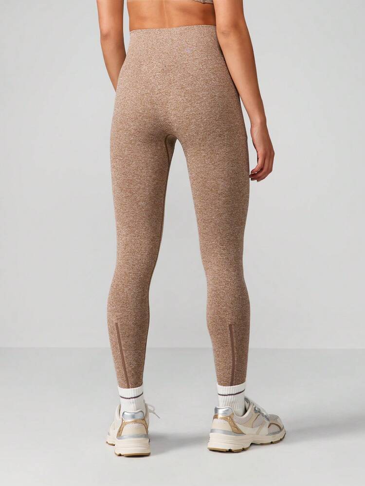MISSGUIDED Hochtaillierte gerippte Leggings mit Reißverschlusstasche für Training, Yoga, nahtlose Sportbekleidung