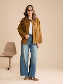 CUCCOO EASI Giày thể thao nữ màu nâu thường ngày - màu nâu - Xem 7