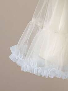 Souflis Souflis 2件套女童针织毛衣+薄纱裙套装，适合春秋冬，适合郊游、校园活动、家庭聚会、休闲运动、公园运动 - 淺藍色 - 查看 8