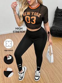 SHEIN SXY Women's 2 Packs Workout Leggings With Pockets  Buttery Soft High Waisted Tummy Control Running Yoga Pants