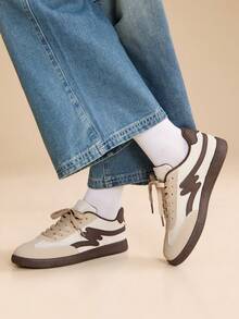 CUCCOO EASI 2025年新款春季女款复古百搭休闲运动平底鞋 - 彩色 - 查看 8