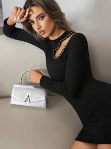 CUCCOO SZL Großvolumige glamouröse Abendtasche, funkelnde Damen Handtaschen, modischer Überschlag, luxuriöse Textur, perfekt für glamouröse Anlässe, ideales Accessoire für Hochzeiten und Partyevents