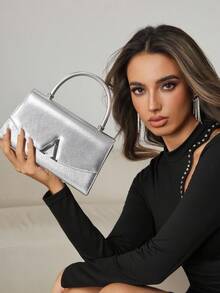 CUCCOO SZL Großvolumige glamouröse Abendtasche, funkelnde Damen Handtaschen, modischer Überschlag, luxuriöse Textur, perfekt für glamouröse Anlässe, ideales Accessoire für Hochzeiten und Partyevents