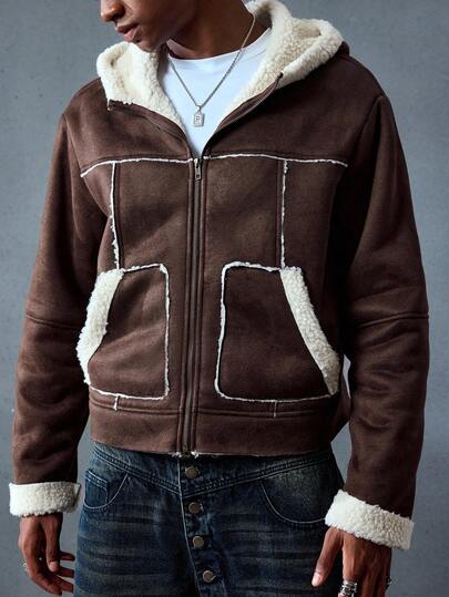 Street Life Men's Casual Thick Loose Hoodie Jacket, Autumn/Winter