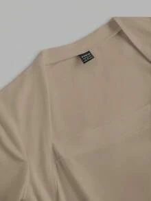 SHEIN EZwear 2 件女士休闲纯色百搭修身长袖 T 恤，适合秋冬季 - 彩色 - 查看 7
