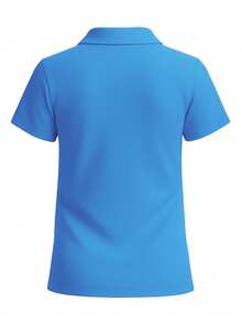 Puma TeamGOAL Women's Sports Polo Shirt Blue - Blue - View 2