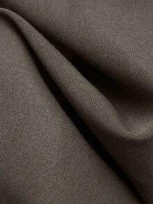 INAWLY 大码休闲百搭通勤纯色扭纹衬衫