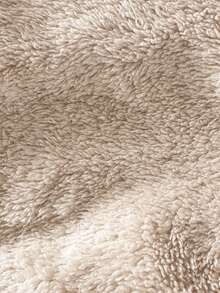 SHEIN Baby Boy Toddler Newborn 0-3 Years Cute Casual Daily Versatile Teddy Bear Embroidered Fleece Hooded Jacket - Beige - View 4