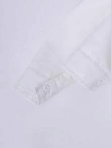 Sparklyn Teen Girls European And American Style Denim Vest, White Casual Shirt, High Waist Denim Skirt Set - White - View 4