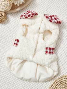 PETSIN 宠物服装、狗狗连衣裙、公主裙、秋冬毛绒衣服、小动物连衣裙、可爱连衣裙、配饰、猫咪用品、猫咪配饰、猫咪服装、狗鞋、室内猫咪配饰、猫咪用品、圣诞节、宠物用品及配饰、狗狗万圣节服装、狗狗服装、小狗用品及配饰、小型犬用品、stltchlp、万圣节服装 - 白色 - 查看 2