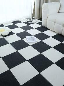 1/10/40 片装 30cm*30cm 方形全覆盖地垫 – 自粘式，耐磨，防滑，防摔，防污防潮；适用于家居装饰（卧室、客厅）、办公室地面翻新（互锁式地毯砖），四季皆宜。