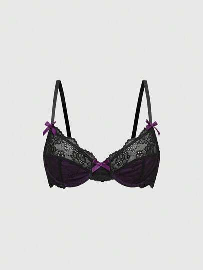 Women's Gothic Underwire Lace Bra