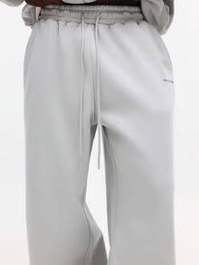 SUMWON Regular Men's Oversized Hooded Sweatsuit Co-Ord Set Fleece Hoodie Sweatpants Tracksuit Winter Loungewear - Grey - View 7