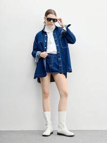 CUCCOO BIZCHIC 女士时尚白色可爱珍珠平底踝靴 - 白色 - 查看 10