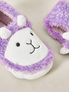 Cuccoo CUCCCOO Ladies' Fashion Plush Home Slippers - Purple - View 3