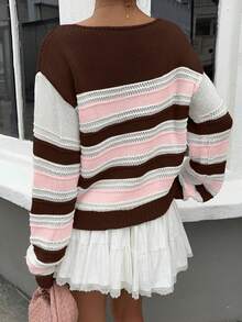 SHEIN Unity Áo len chui đầu vai bất đối xứng gợi cảm dành cho nữ - Nhiều màu - Xem 2