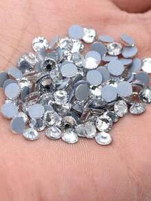144/288/1440 piezas 1 paquete Cristales de Rhinestone de vidrio con fijación en caliente para planchar, piedras brillantes para diseño de ropa DIY, decoración de fiestas, manualidades y costura