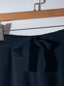 Franclia 2件套女士高端优雅针织毛衣，白色，秋冬