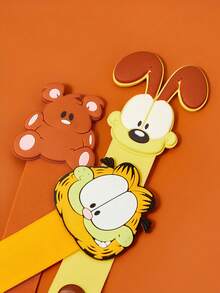 GARFIELD | SHEIN Cartoon Data Cable Storage Clip Travel Earphone Charging Cable Organizing Clip Home Multi-Functional Cute Winding Cable Organizer, Suitable For Various Cable Storage - Multicolor - View 5