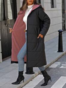 EMERY ROSE Women's Casual Everyday Zip-Up Hooded Jacket - Black - View 6