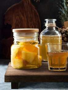 1个木质底座展示凳，适用于浴室厨房水槽，可作肥皂托盘、蜡烛托盘、植物托盘，是浴室和厨房完美的农舍风格装饰。