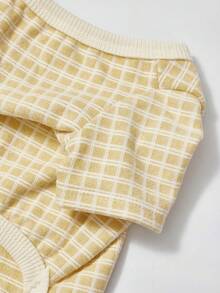 PETSIN Adorable Four-Legged Fleece Pet Outfit – Extra Warm Windbreak Jumpsuit For Small Dogs, Cats, And Tiny Animals, Perfect For Everyday Indoor/Outdoor Adventures - Yellow - View 7