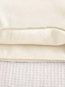 Cozy Pixies 2pcs Baby Girl Rainbow Pattern Crew Neck Raglan Sleeve Sweatshirt And Jogger Pants Set - Apricot - View 8