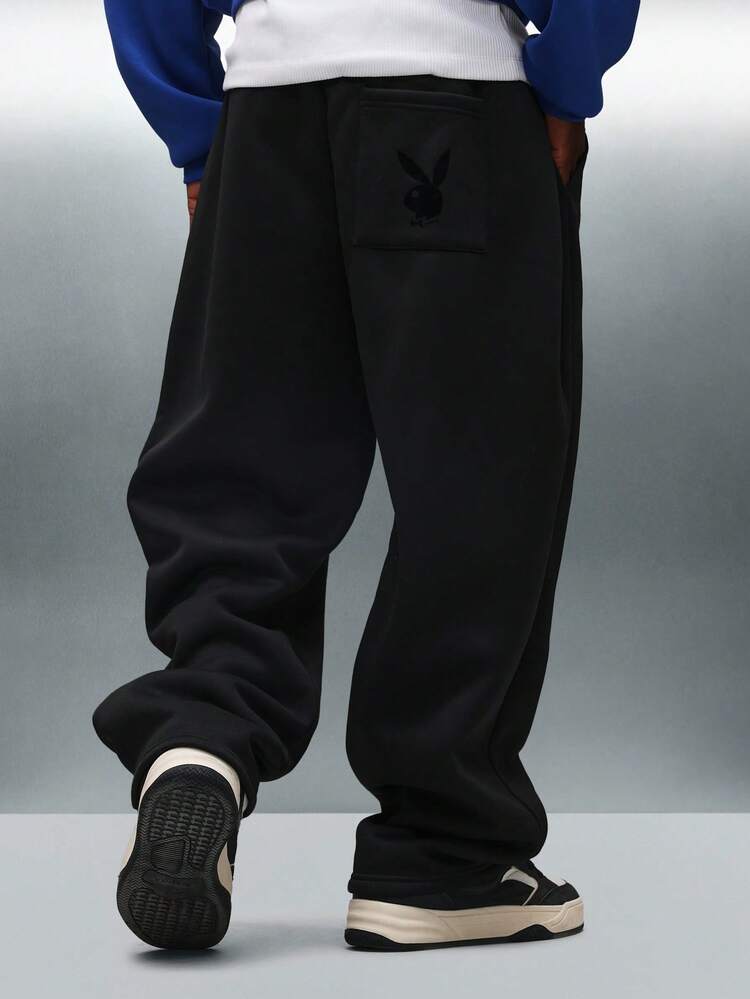 PLAYBOY X SUMWON Barrel Fit Sweatpants With Back Pocket