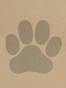 1 pezzo Cestino adesivo con stampa di zampa di cane cartoni animati per organizzare spuntino, giocattoli e vestiti per animali domestici, decorazione da parete, accessori carini per animali domestici - Cammello - Visualizzare 5