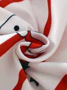 2pcs Young Boy  Print Snug Fit Tight Fit Pajamas Long Sleeve Top And Pants Pajama Set Kids Christmas Pajama Toddler Boy Pajamas Set Gingerbread Pajamas Christmas Pajamas For Girl And Boy Family Christmas Matching Pajamas Set - Multicolor - View 3