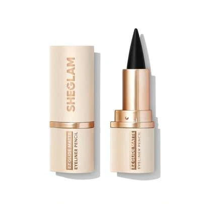 SHEGLAM Ez Glide Matte Eyeliner Pencil Highly Pigmented Black Smoky Eyes Matte Eyeliner Pencil Smudge-Proof Long-Lasting Ultra-Fine  Eyeliner Blendable Smooth Cat Eye Eye Make Up Black Eyeliner Kohl Kajal Henna Brand Beauty Makeup Face Paint Cosmetic For Women Girls Perfect For Spring Summer Ideal For Y2K Fancy Fashion Suitable For Birthday Mother'S Day Gift Rave Party Ready Best Color