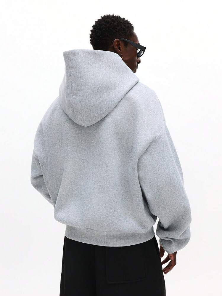 Sweat à capuche zippé avec cordon de serrage