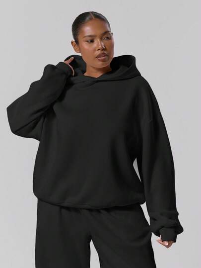 MUSERA Plus Size Sweatshirts/Vinter Vår Sommar Semester